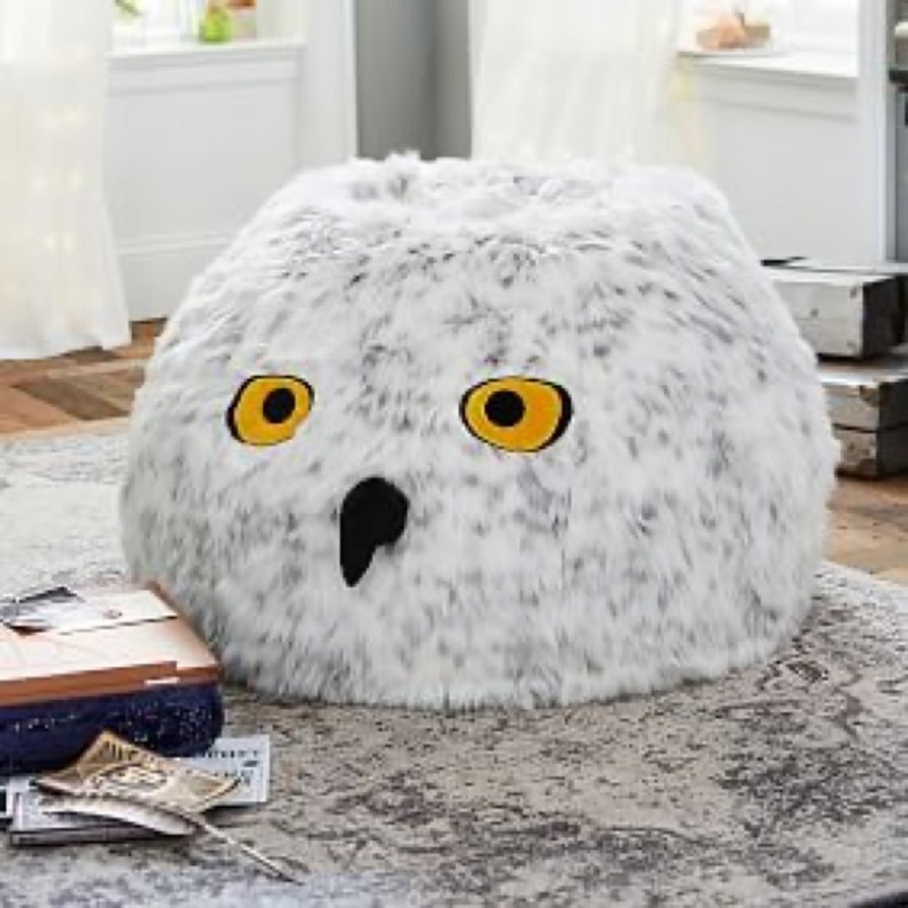 Pottery Barn Teen HEDWIG™ Owl Bean Bag Chair Slipcover. - Picture 2 of 3